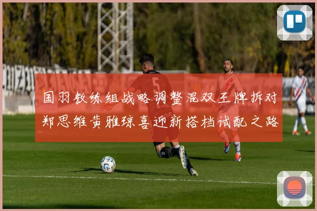国羽教练组战略调整混双王牌拆对郑思维黄雅琼喜迎新搭档试配之路